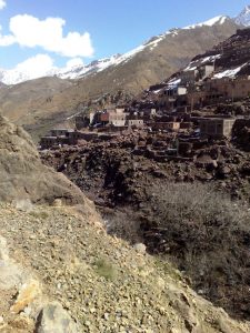Berber village above Imlil